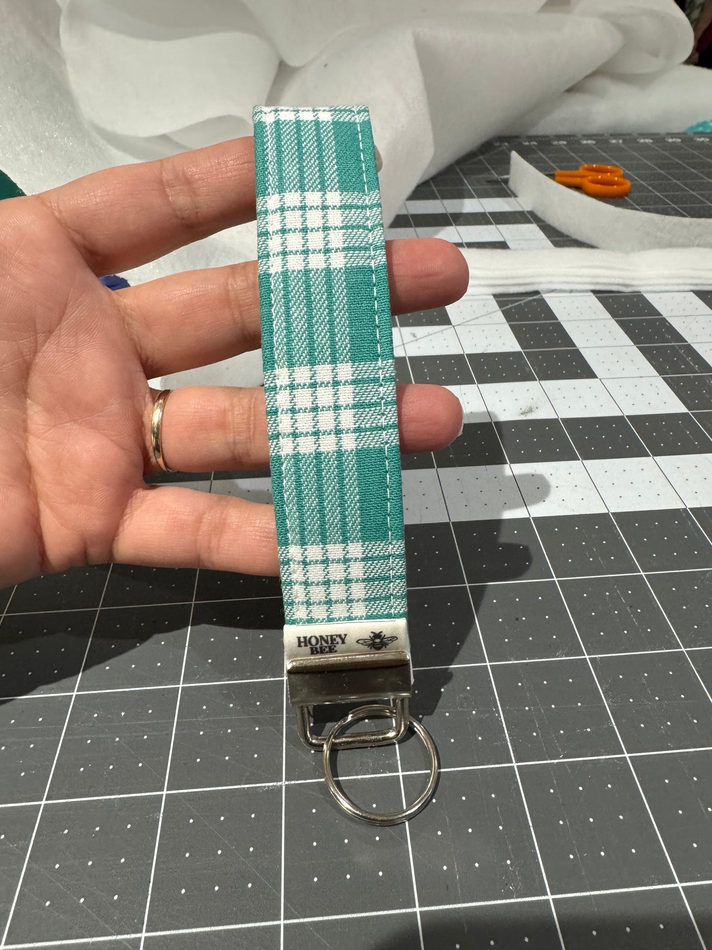 Key chain wristlet
